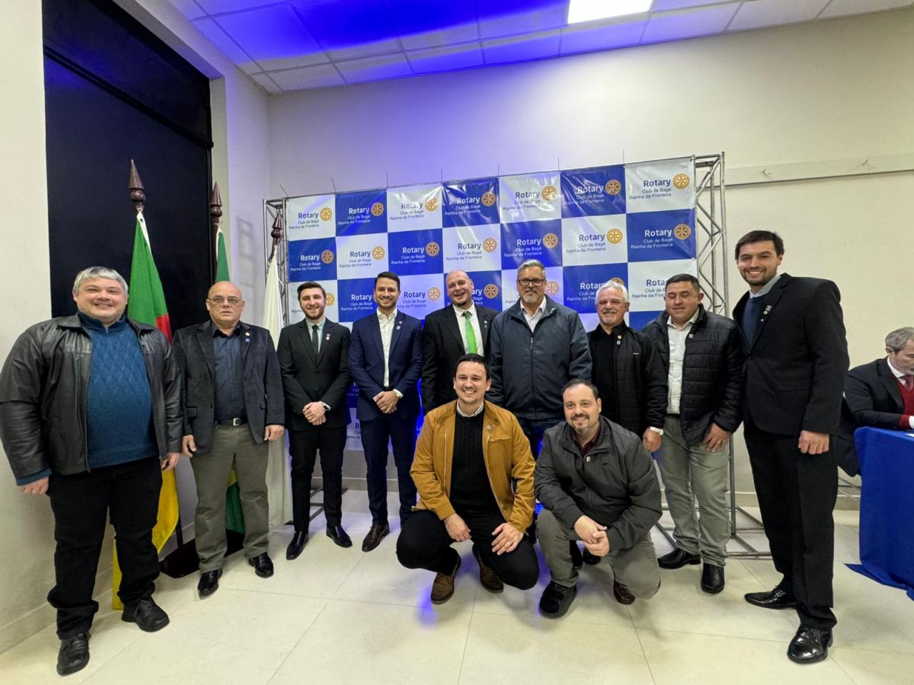 Empossados o novo presidente e conselho diretor do Rotary Club de Bagé Rainha da Fronteira