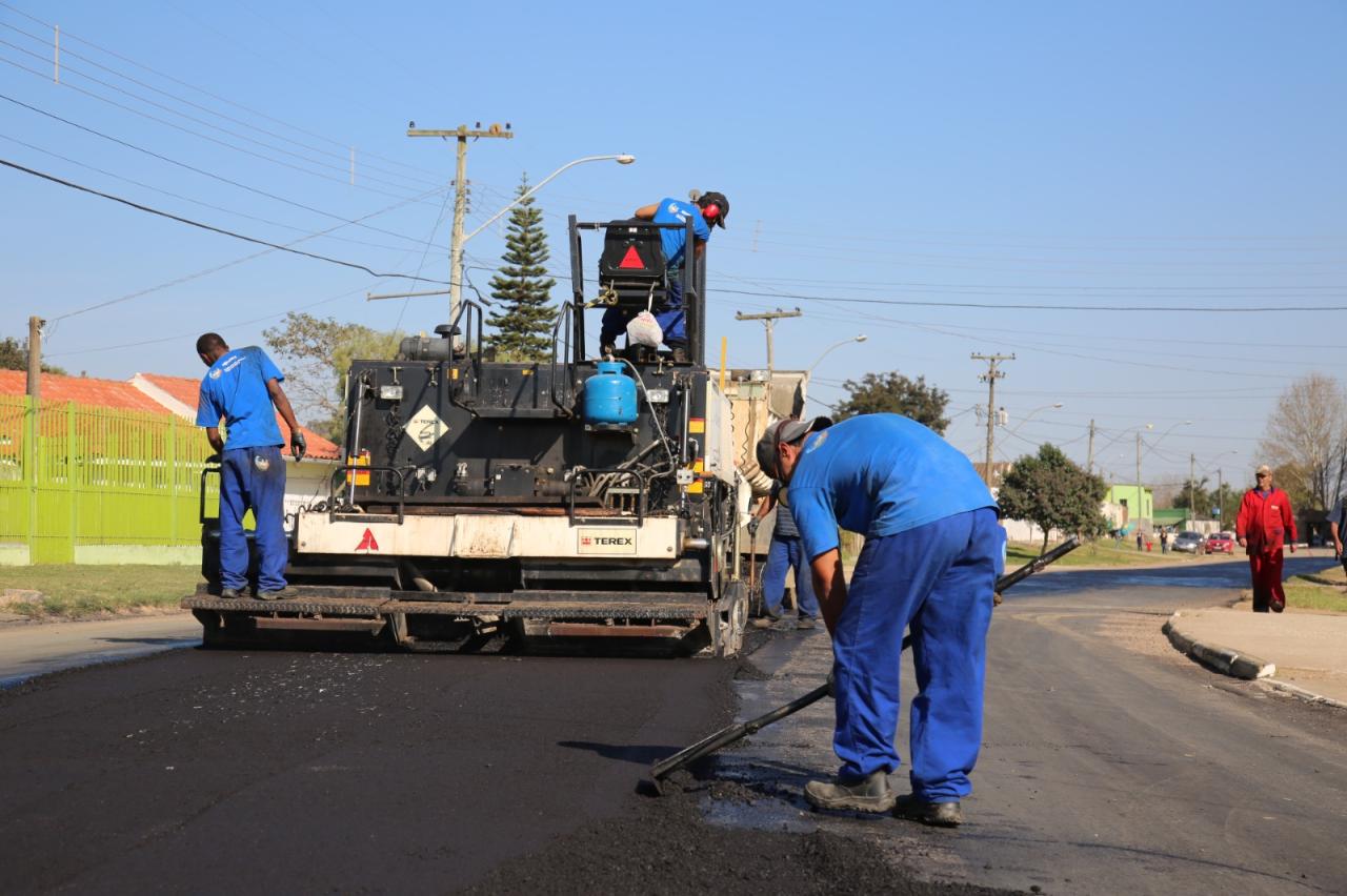 Município anuncia investimento de mais de R$ 8 milhões em asfalto em Bagé