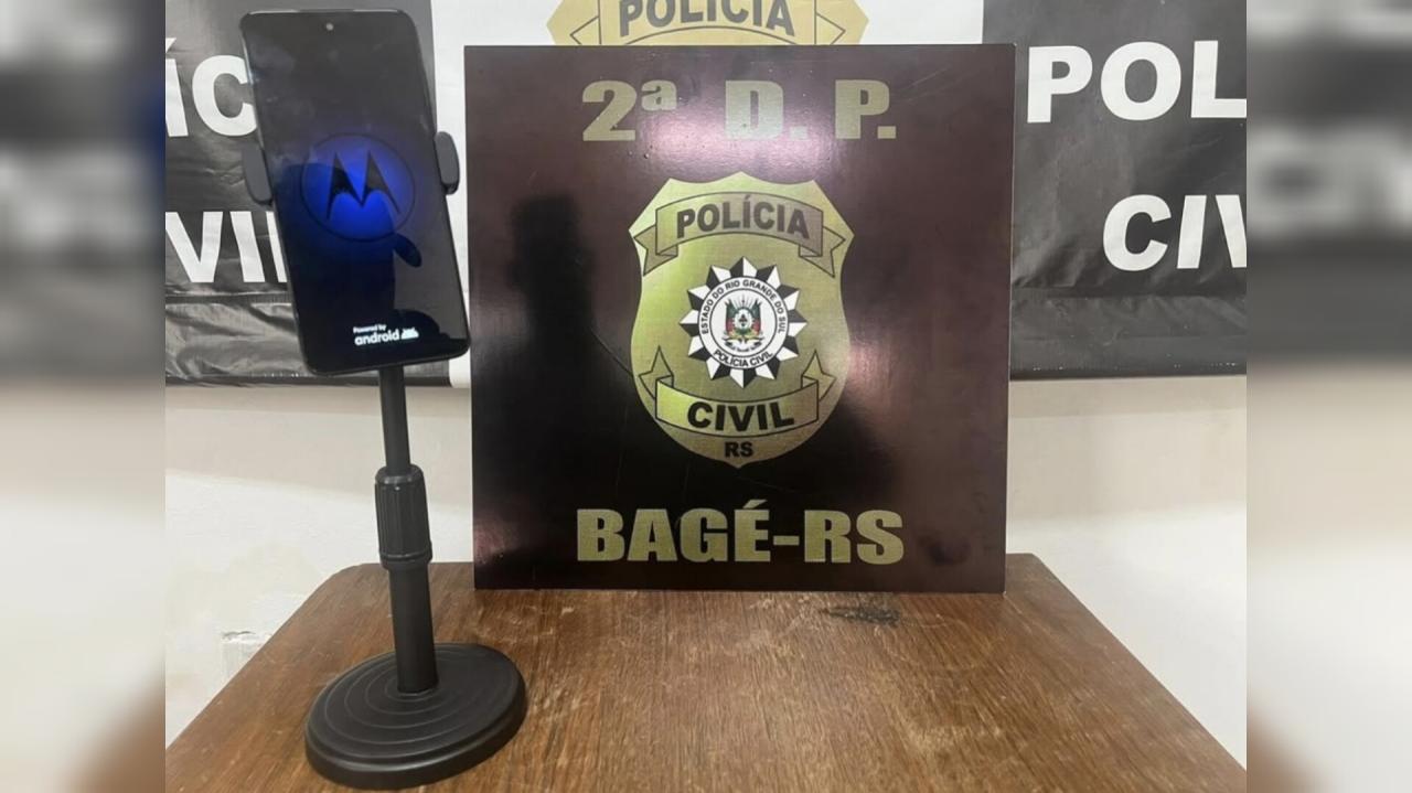 Polícia recupera celular furtado de loja no centro de Bagé