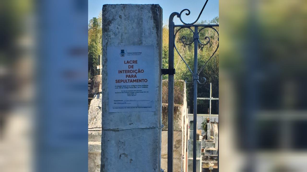 Prefeitura interdita cemitério da Vila Industrial