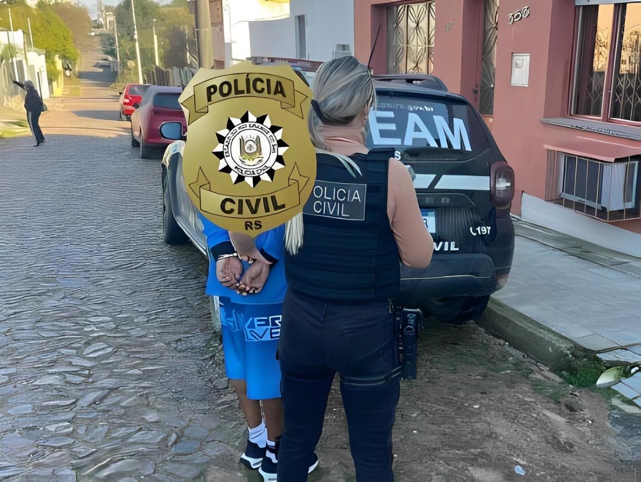 Acusado de lesão corporal é preso pela Polícia Civil