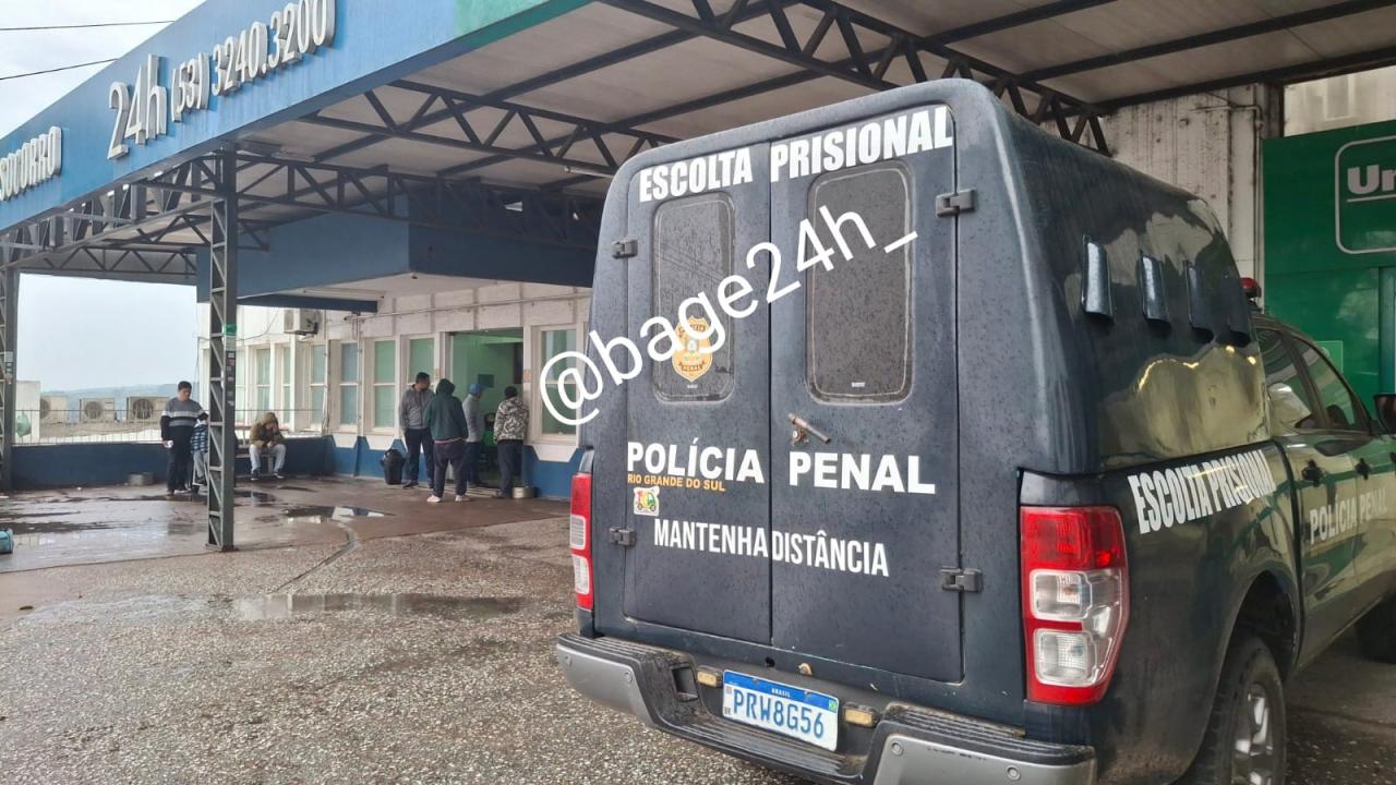 Indivíduo dá entrada no HPS após ser baleado