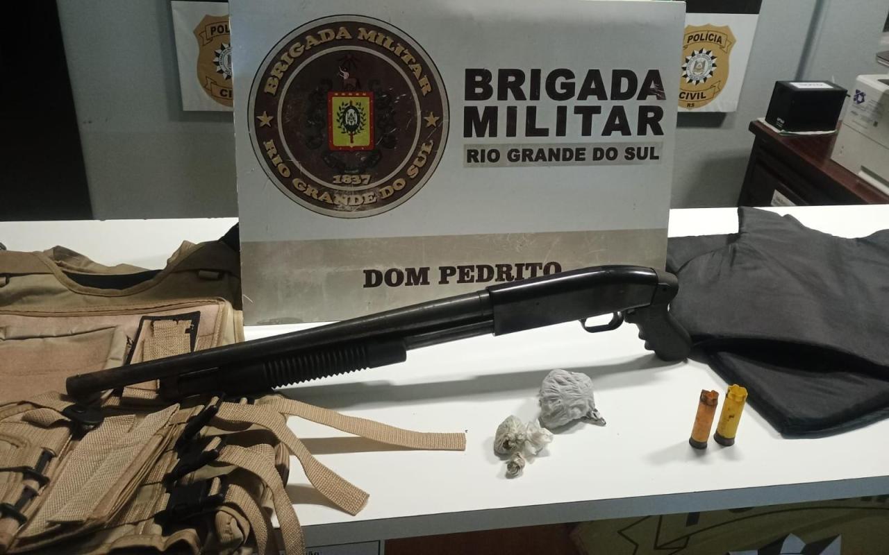 Indivíduo é preso por porte ilegal de arma de fogo em Dom Pedrito
