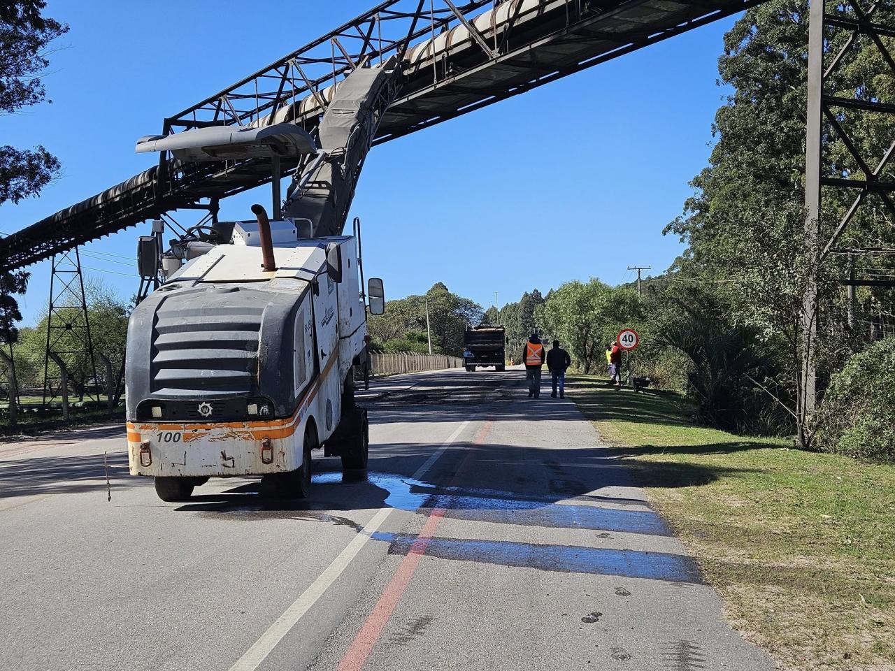 Iniciam as obras de revitalização da estrada Miguel Arlindo Câmara em Candiota