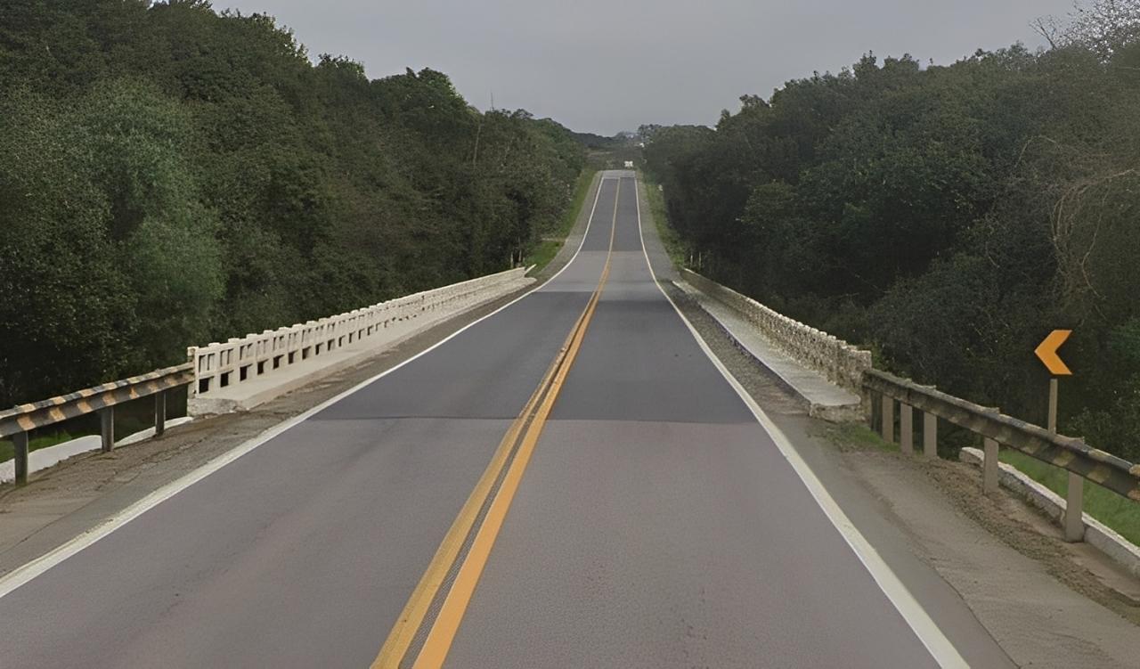 DNIT libera veículos de carga na ponte sobre o rio Piratinizinho, na BR-293