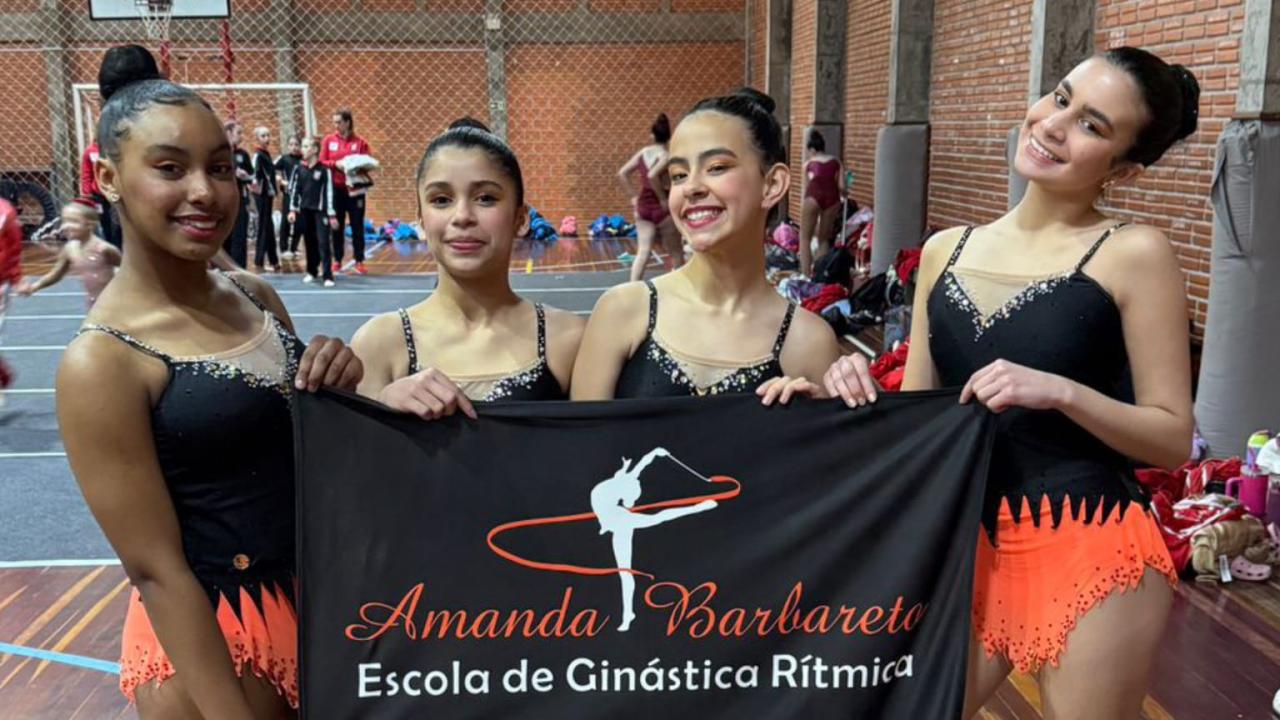 Ginastas de Bagé estarão representando o município no Torneio Estadual de Ginástica Rítmica