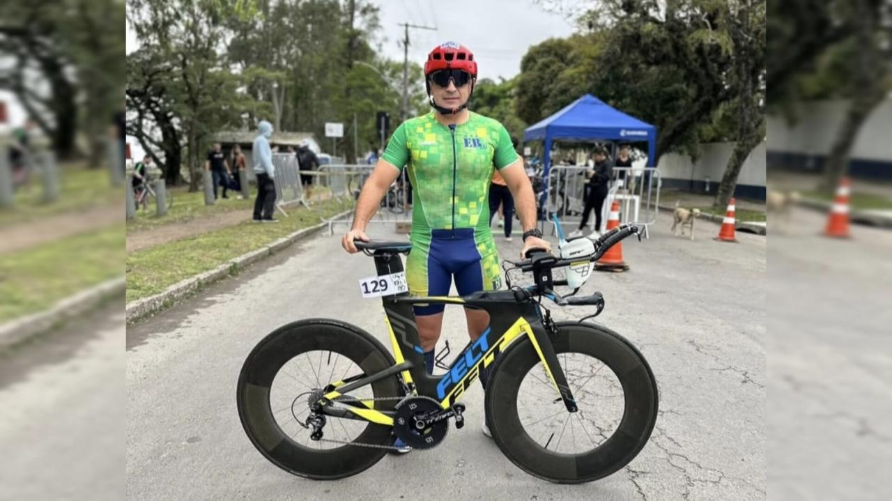 Militar de Bagé torna-se campeão da categoria 40-44 na Copa Sul de Triathlon em Porto Alegre