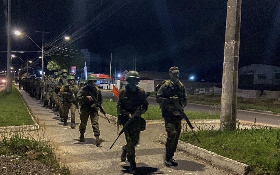 Militares realizam Patrulha de Combate e marcha de 16km