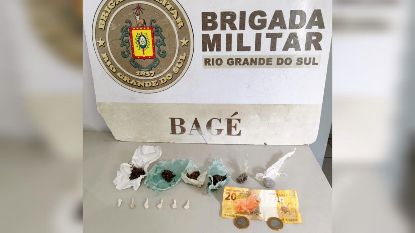 Indivíduo é preso por tráfico de drogas na zona norte de Bagé