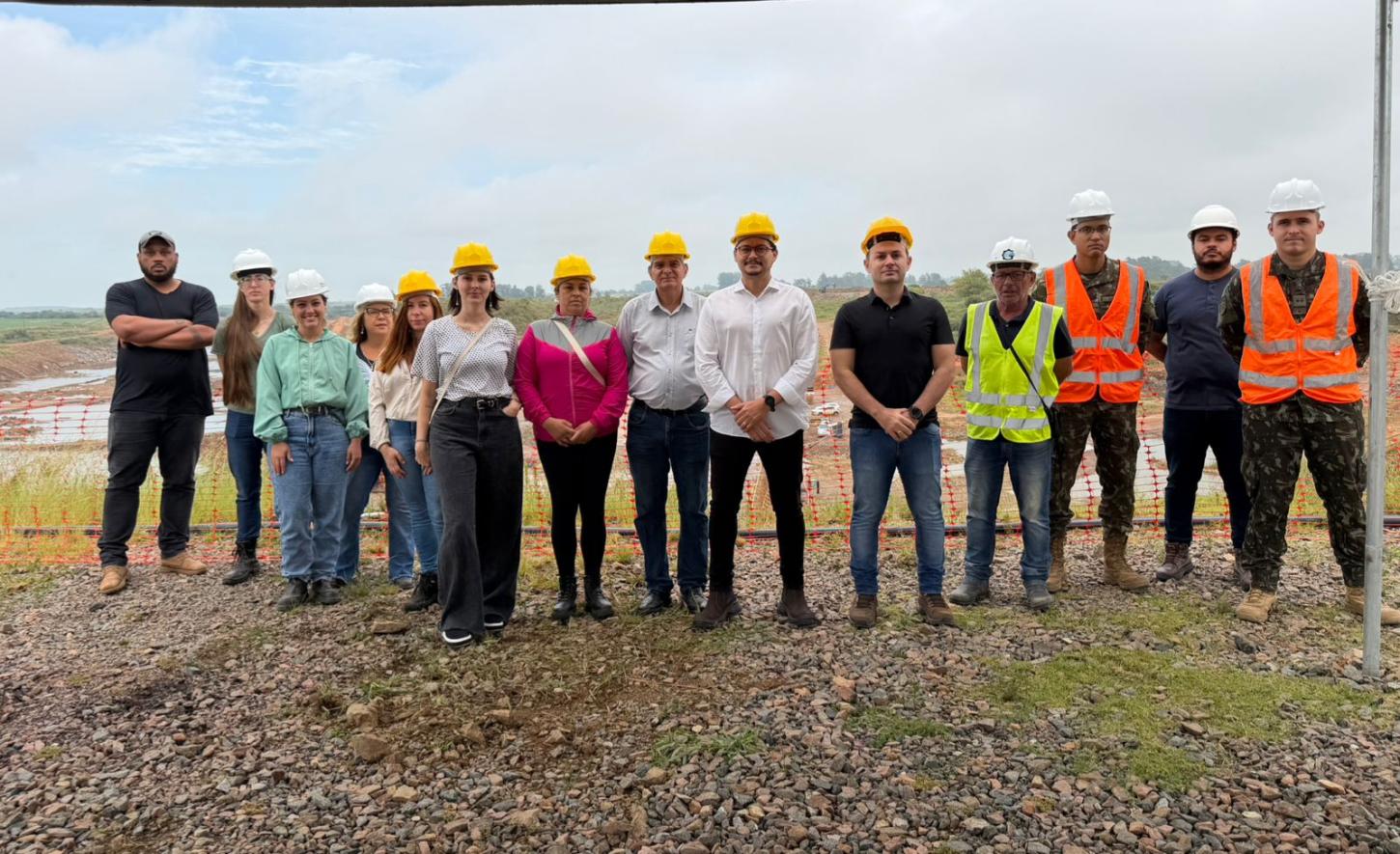 Barragem da Arvorezinha recebe visita do Departamento de Obras Hídricas do MIDR