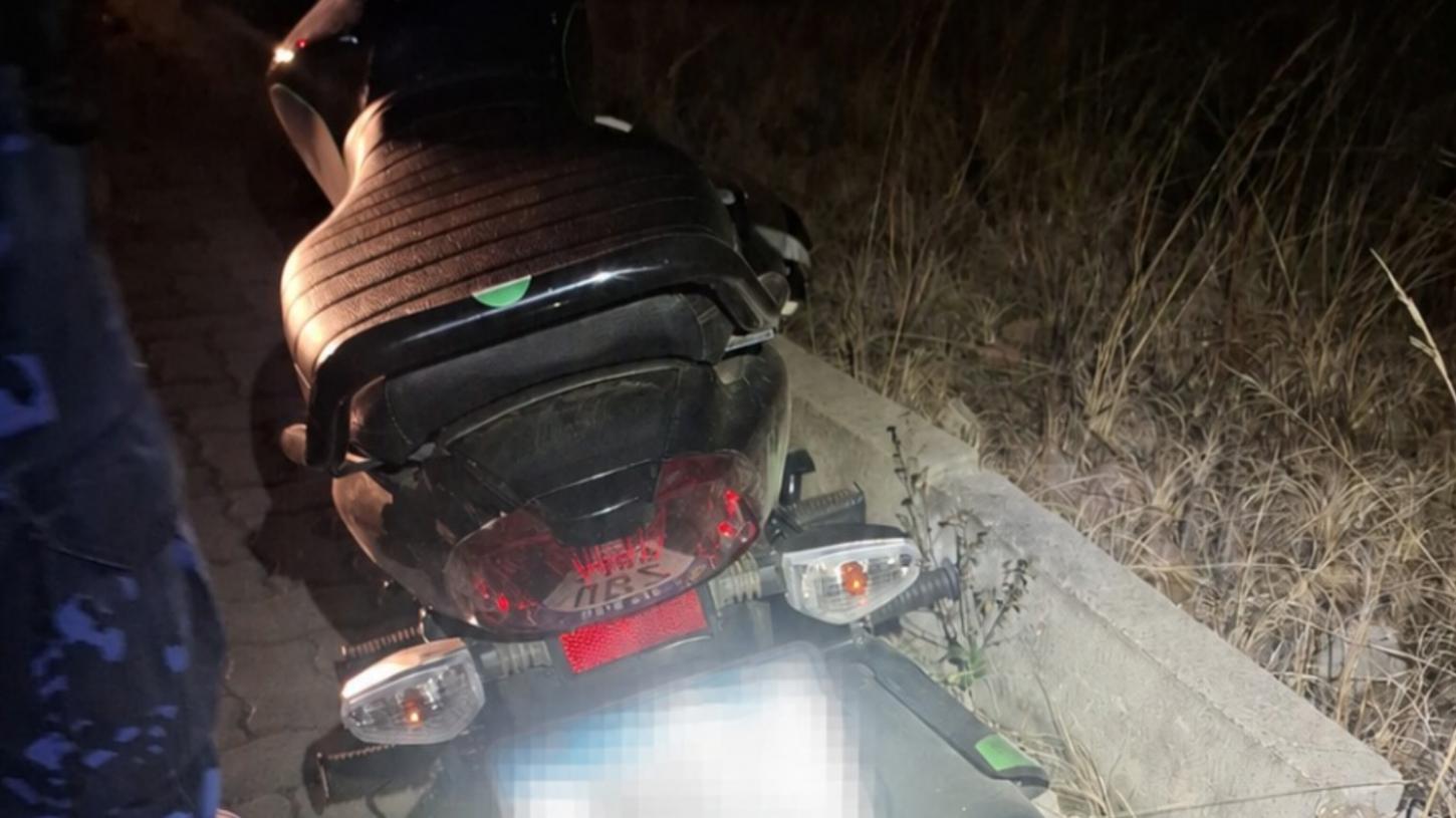 Guarda Civil Municipal recupera moto furtada e abandonada na BR-153