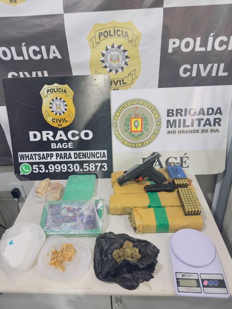 Polícia Civil deflagra Operação Breakpoint contra tráfico e organização criminosa na zona norte de Bagé